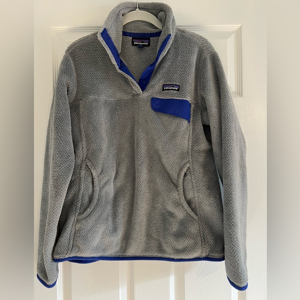 Patagonia Gray Fleece Pullover